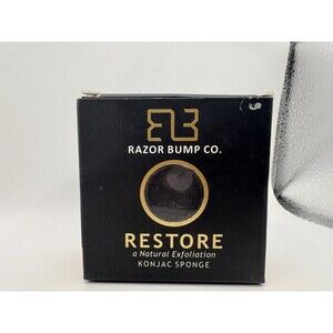 Razor Bump Co RESTORE Konjac Sponge Natural Exfoliation Men’s Skincare